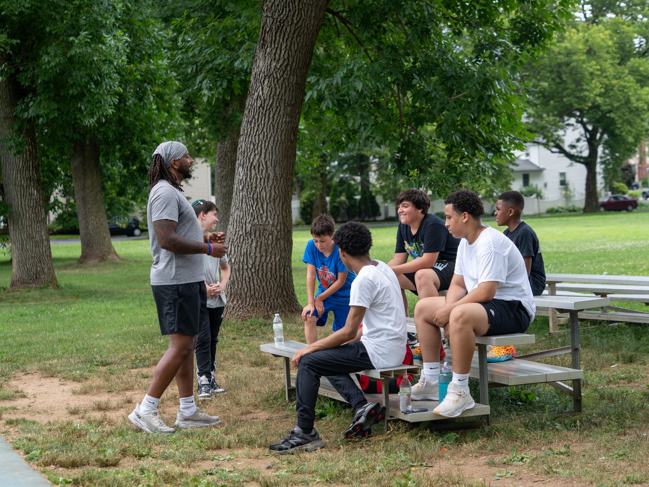 Park session with coach