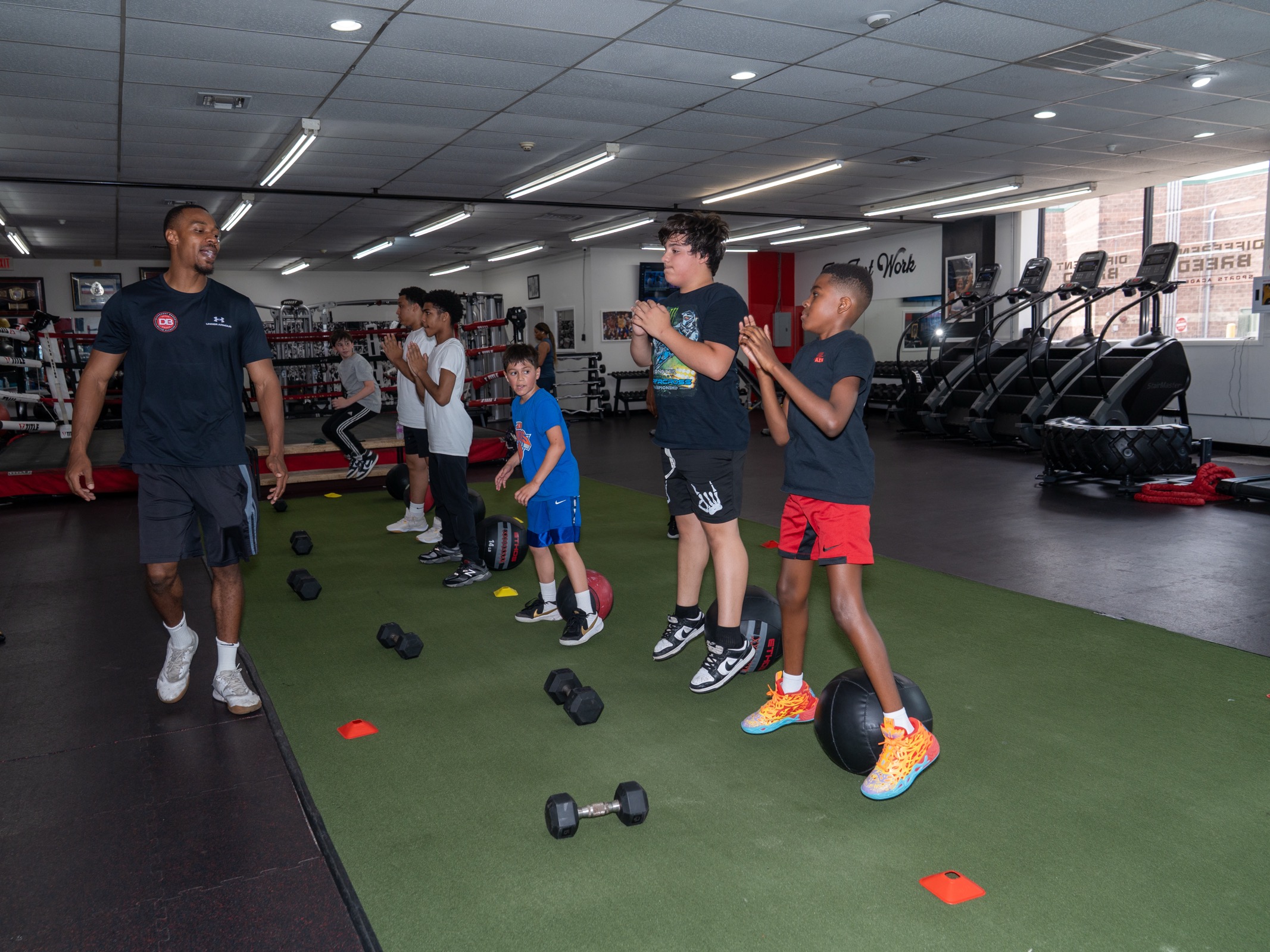 Coaches on the floor